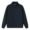 Nueva Sudadera de Punto de Aire con Patrón de Diamantes para Primavera y Otoño, Hombro Ligeramente Caído, Cuello Alto, Logo Personalizado para Tiendas 4S Corporativas, Ropa de Trabajo con Impresión