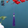 Venta directa del fabricante: Borla Pequeña de 8 cm con Cuentas y Casquillo, Borla Colgante, Memoria USB, Hanfu, Equipaje, Marcapáginas, Accesorios