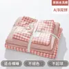 Conjunto de Lençóis, Capa de Edredom, Algodão Lavado, Dormitório Estudantil Solteiro Não Pura Algodão, Conjunto de Roupa de Cama Três Peças 100% Algodão
