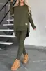 Chaqueta Casual de Color Sólido para Mujer con Manga Larga Ventilada y Cuello Redondo, Estación Independiente de Amazon 2024, Otoño/Invierno Transfronteriza