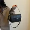 Bolso pequeño tejido con textura para mujer, nuevo y moderno bolso cuadrado pequeño 2026 para el trabajo y el día a día, bolso de hombro y cruzado versátil para el verano