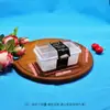 Caja de embalaje para sándwich individual/doble rollo de pollo para sándwich alimentos horneados de grado alimenticio caja de embalaje desechable al por mayor