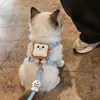 Cuerda de tracción para gatos, antiroturas, especial para salir, con correa para el pecho antipérdida.