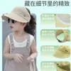 Sombrero de Sol de Verano para Niñas, Sombrero Visera Protector Solar, Gorra Deportiva de Secado Rápido, Sombrero de Sol Apto para Cola de Caballo de Bebé