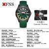 Reloj sencillo para hombre marca OFNS adolescente impermeable calendario correa moda deportivo cuarzo reloj venta al por mayor