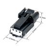 Fumilai Arnés de Cableado Automotriz Recubierto Conector Macho y Hembra Terminal de Cable Conector de Extremo de Cobre de Alta Precisión para Automóviles