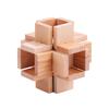 Regalo educativo para niños cerradura de caja y espiga Kong Ming cerradura Luban juego completo de traje de madera-juguetes de regalo de año grande nostálgico