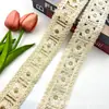 Novos Acessórios de Renda Bordada com Lantejoulas e Corda de Algodão de 5cm de Largura Estilo Étnico para Gola de Placket Cheongsam Dinastia Han