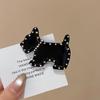 Pinza para el cabello de cachorro de acetato avanzado con pedrería para mujer 2025 Nuevo Lindo Clip para flequillo lateral Clip de pico de pato Clip lateral Accesorios para el cabello