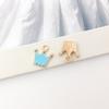 1 Colgante de Esmalte de Aleación Azul Lago Planeta Caracola Unicornio Lazo Pulsera Collar DIY Accesorios Zhongcheng