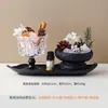 Copo de vidro difusor de pedra bruta de cristal natural, aromaterapia sem chama para óleos essenciais, pedra de cristal para fragrância de quarto, decoração de lembrança