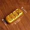 Pez Dorado Pequeño Barras de Oro Antiguas Monedas Lingotes de Oro Ladrillos de Oro Monedas de Oro Ornamentos de Latón Antiguo Artefactos Antiguos de Imitación