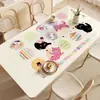 Mantel de Mesa de Comedor Lindo y Divertido de Dibujos Animados, Impermeable, Resistente a Manchas, No Lavable, Protector de Mesa Rectangular de Lujo Ligero 2025