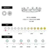 Anillo de Corona de Plata de Ley S925 con Moissanita de Claridad VVS1 MODIAN para Mujer, Anillo Minimalista de Moda y Único