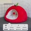 Cama para gato casita cerrada para perro nido para mascotas patrón de rosa de invierno Amazon venta caliente transfronteriza mascota universal al por mayor