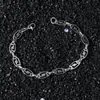 Pulsera Minimalista de Acero Inoxidable con Cadena Ovalada Hueca, Estilo Hip-Hop Retro Europeo y Americano, Personalidad