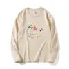 Nuevo Top Exterior Casual Versátil Divertido con Estampado de Cachorro de Dibujos Animados Lindos de Primavera y Otoño para Mujer