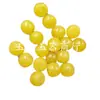 Cuentas de ámbar sintético, cuentas sueltas estilo antiguo, cuentas cilíndricas color amarillo aceite de pollo, cuentas espaciadoras, pulsera Lu Lu Tong, collar, accesorios para joyería, cuentas