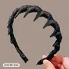 Faixa de cabelo antiderrapante com dentes estilo francês para mulheres, adequada para maquiagem e lavar o rosto, uso diário, presilha alta para cabelo, acessório de cabelo