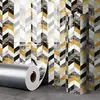Papel Tapiz de Cemento Rugoso con Lámina de Oro para Habitaciones sin Terminar, Pegatinas de Pared Anticolisión, Papel Tapiz Autoadhesivo, Engrosado para Decoración, Impermeable, Resistente al Aceite, Resistente a la Humedad