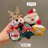 Pequeños Regalos Infantiles, Anillo a Presión Creativo, Pulsera de Peluche de Papá Noel, Anillo a Presión, Pequeños Regalos para Disfraces de Actividad de Jardín de Infancia