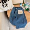 2026 Ropa Infantil Otoño e Invierno Estilo Coreano Forrado de Felpa Engrosado Casual Pantalones de Algodón Jeans de Invierno para Niñas 122691