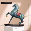 Nuevas Decoraciones de Oficina Estilo Chino, Pasos Planos hacia el Éxito, Caballo, Escritorio de Oficina, Estantería, Mueble de TV, Regalos Creativos para Apertura de Negocios