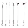 Cadena colgante de cable de acero para tablero de anuncios Cadena colgante Gancho magnético Pladur Acrílico Señal Tablero KT Señal de estacionamiento Cuerda colgante para pancarta