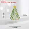 Enfeite de Árvore de Natal Espinhoso Esmaltado Zibo Rotativo para Decoração de Carro e Mesa de Escritório, Presente de Feriado, Comércio Exterior Transfronteiriço