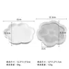Posavasos epoxi transfronterizo molde de silicona DIY geométrico resina yeso hormigón cemento molde de bandeja de escritorio