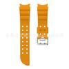 Para Samsung watch5Pro6 armadura original correa de reloj watch5/4 deportes al aire libre correa de reloj de silicona tipo hoja