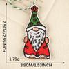 Sticker Bordado Original Emblema para Zapato Serie de Dibujos Animados de Santa Claus parche Accesorios para Prenda Accesorios Parche Adhesivo Sticker de Tela