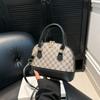 Vintage Viajero Texturizado Casual Gran Capacidad 2025 Moda Verano Nuevo Elegante Hombro Cruzado Portátil Bolso Concha