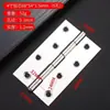 Bisagras de Acero Inoxidable con Agujeros, Bisagras para Puertas de Madera, Bisagras de Acero Inoxidable
