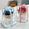 Cajas para Pasteles de 2 Pulgadas Tubo Crujiente de Fresa Empaque Caja para Postres Caja para Pasteles Caja para Pasteles Franceses Tiramisú