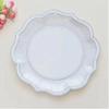 En stock Estilo Chino Porcelana Azul y Blanca Bandeja de Papel Plato Desechable de Papel Plato de Papel Encaje Vintage para Fiesta Boda