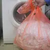 Saco de filme solúvel em água saco de lavanderia PVA saco de descarte de tecido médico anti-infecção