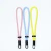 Lanyard para Teléfono Móvil de Metal Giratorio de 20 cm, Correa de Mano, Llavero para Funda de Teléfono Móvil, Lanyard Tejido de Poliéster, Color Sólido