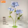 Tienda de flores de papel gigantes a gran escala Meichen decoración de boda accesorios de boda diseño de ventana productos de flores de papel falsas hechas a mano