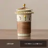 Caneca de Cerâmica com Separação de Chá e Água, Novo Modelo 2026 com Tampa, Copo de Água para Escritório