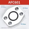 Placa ciega con brida hidráulica AFC Acero al carbono Placa ciega con brida dividida SAE JB/ZQ4187-97 Sello de ranura para junta tórica