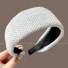 Pinza para el cabello de ala ancha de alta gama, elegante, a la moda, diadema, tocado para mujer, nuevo 2026, calavera superior gris, diadema versátil