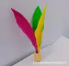 Raqueta de Bádminton con Tres Plumas, Goma Alta Elasticidad Cabeza Grande Arcoíris Raqueta de Bádminton de Tres Plumas para Adultos y Niños