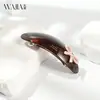 Pinza para el Cabello Wjia Nueva de Acetato con Lazo Colorido Estilo Francés, Pinza Lateral de Moda para Mujer, Pinza para Flequillo y Accesorios para el Cabello