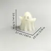 1:12 Mini adornos para casa de muñecas, decoración mini de escena de Halloween de fantasma que brilla en la oscuridad
