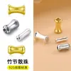 Plata de Ley S925 Cuentas Espaciadoras de Bambú Accesorios para Joyería DIY Materiales para Pulseras Cuentas Sueltas Tubos de Plata Accesorios de Plata Venta al por Mayor