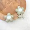 Perlas Perforadas con Agujero Vertical de Girasol Pintado en Acrílico Materiales para Accesorios de Joyería Colgante de Bolsa de Pulsera Llavero