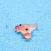 Nuevo producto transfronterizo: Figuras de pulpo y cangrejo que brillan en la oscuridad con temática oceánica, lindas decoraciones para acuarios, accesorios para manualidades y adornos para paisajes en miniatura
