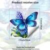 Adesivo de Vidro com Padrão de Borboleta Decorativo para Janela de Casa Autoadesivo Translúcido Criativo Película Decorativa Adesiva para Vitrine de Casa