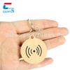 Tarjeta de madera ecológica personalizada, tarjeta NFC, tarjeta con chip RFID, tarjeta de control de acceso para hotel, llavero Ntag213, personalización de tarjeta